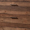 Transitional Style Wooden Chest with 4 Drawers, Large, Brown