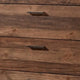 Transitional Style Wooden Chest with 4 Drawers, Large, Brown