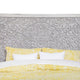 Wooden Queen Size Bed with Carved High Headboard, Weathered Gray