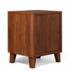 Transitional Style Nightstand with 1 Drawer and 1 Open Compartment, Brown
