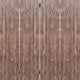 Textured and Bark Designed Wooden 4 Panel Room Divider Natural Brown BM205777