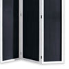 Chalkboard and Wooden 3 Panel Room Divider Black and White BM205784