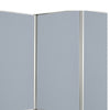 Accordion Style Fabric Upholstered 3 Panel Room Divider Gray BM205793