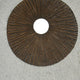 Round and Ribbed Double Layer Sandstone Wall Art Large Brown and Gray BM205829
