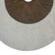 Round and Ribbed Double Layer Sandstone Wall Art Large Brown and Gray BM205829