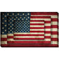 Rectangle 3 Tier Stacked Wall Art with US Flag Print, Set of 4, Multicolor - BM205848 By Casagear Home