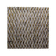 Modern Style Wooden Wall Decor with Patterned Carving, Large, Silver