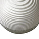 Contemporary Sandstone Polished Ball with Step Carved Lines White BM205919