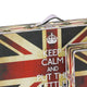 Suitcase Set | Canvas Upholstery | Union Jack Print | Set of 2 | Multicolor