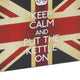 Suitcase Set | Canvas Upholstery | Union Jack Print | Set of 2 | Multicolor