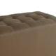 Classic Canvas Upholstered Bench with Button Tufting Brown BM205926