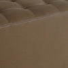Classic Canvas Upholstered Bench with Button Tufting Brown BM205926