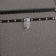 Fabric Upholstered Square Trunk with Nailhead Details Gray Set of 2 BM205932