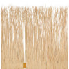 3 Panel Foldable Screen with Willow Branches Natural Brown BM205938