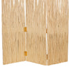 3 Panel Foldable Screen with Willow Branches Natural Brown BM205938