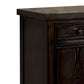 Transitional Style Wooden Server with 3 Spacious Drawers Brown By Casagear Home BM206209