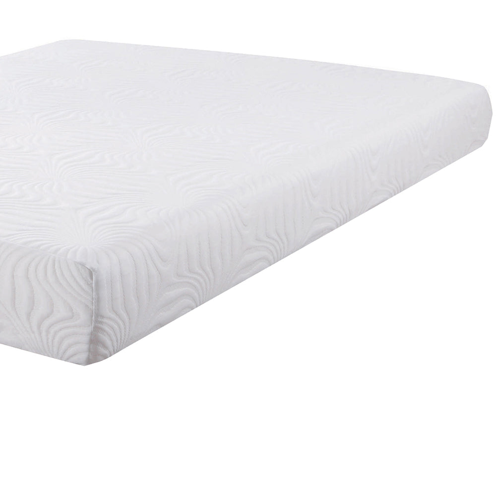 Eastern King Size Mattress with High Density Memory Foam White By Casagear Home BM206551