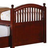 Wooden Twin Size Daybed with Trundle and Three Spacious Drawers Brown BM206586
