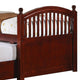 Wooden Twin Size Daybed with Trundle and Three Spacious Drawers Brown BM206586