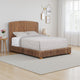 Bed | California King | Hand Woven Banana Leaf | Wood | Brown BM206593