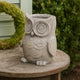 Planter | Owl Head | Polyresin | Antique Styled | Gray