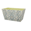 Rectangular Containers with Narrow Bottom Set of 3 Blue and Beige By Casagear Home BM206718