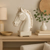 Decor | Horse Head | Ceramic | Transitional Style | Large | Beige