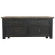 Coffee Table | Wood | Lift Top | Drawers | Casters | Black & Brown