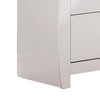 2 Drawer Nightstand with Curved Sides, White By Casagear Home