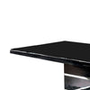 Dining Table | Expandable | Wood & Metal | High Gloss | Black & Silver