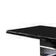 Dining Table | Expandable | Wood & Metal | High Gloss | Black & Silver