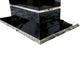 Dining Table | Expandable | Wood & Metal | High Gloss | Black & Silver