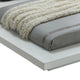 Bed | Queen | Low Profile | Padded Headboard | White