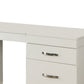 Contemporary 6 Drawer Vanity Desk with Lift Top Mirror White By Casagear Home BM207408