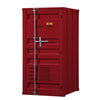 Wardrobe | Single Door | Double Storage | Cremone Bolt | Red