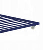 Gunmetal Gray Finish Twin Turdle with Metal Frame and Slat system Blue BM207440