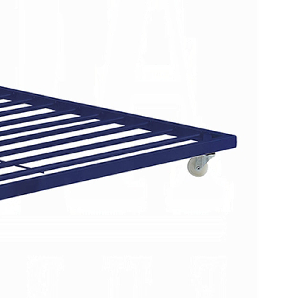 Gunmetal Gray Finish Twin Turdle with Metal Frame and Slat system Blue BM207440