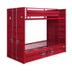 Turdle Frame | Metal Base | Twin | Slat System | Cremone Bolts | Red