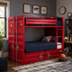 Turdle Frame | Metal Base | Twin | Slat System | Cremone Bolts | Red