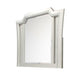 Elegant Mirror with Crystal Sparkling Trim and Led Lights Silver BM207487