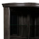 Wooden Bar Cabinet with Glass Shelves Brown By Casagear Home BM207721