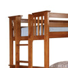 Bunk Bed with Attached Side Ladder Brown By Casagear Home BM207742