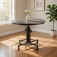 Counter Height Dining Table | Fire Hydrant Base | Metal | Gray