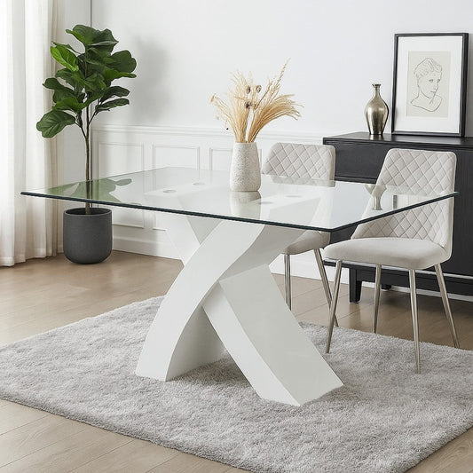 Counter Height Dining Table | Fire Hydrant Base | Metal | Gray