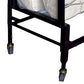 Metal Rollaway Folding Bed with 39 Inch Mattress and Casters Black By Casagear Home BM208090