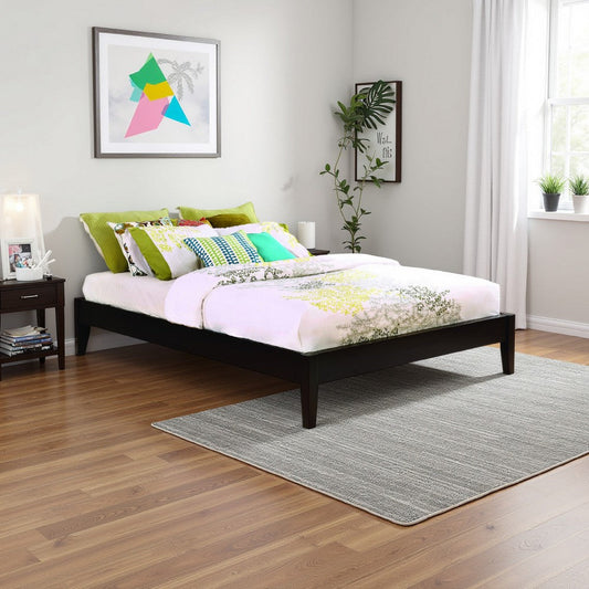 Universal Bed Frame | California King | Tapered Legs | Brown