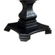 Dining Table | Traditional Style | Round Top | Pedestal Base | Antique Black
