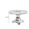 Dining Table | Traditional Style | Round Top | Pedestal Base | Antique Black