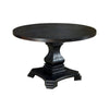 Dining Table | Traditional Style | Round Top | Pedestal Base | Antique Black