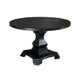 Dining Table | Traditional Style | Round Top | Pedestal Base | Antique Black